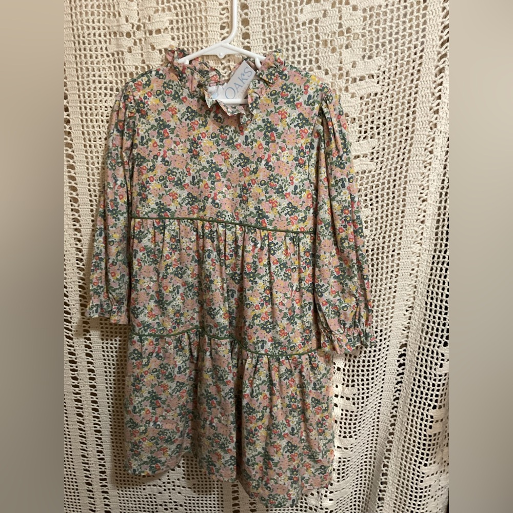 NWT The Oaks Apparel Zoe Highland Floral Dress Boutique Close-out size 7